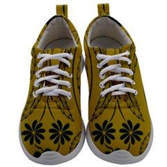 Folk Flowers Print Floral Pattern Ethnic Art Mens Athletic Shoes