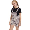 Fractal Feathers Kids  Short Overalls View2