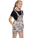 Fractal Feathers Kids  Short Overalls View3