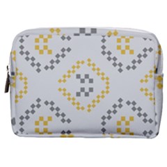 Abstract Pattern Geometric Backgrounds   Make Up Pouch (medium) by Eskimos