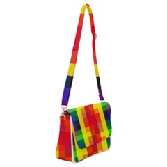 Pride Plaid Shoulder Bag With Back Zipper by WetdryvacsLair