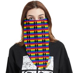 Double Black Diamond Pride Bar Face Covering Bandana (triangle) by WetdryvacsLair
