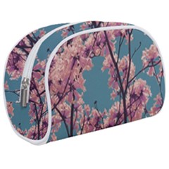 Colorful Floral Leaves Photo Make Up Case (medium) by dflcprintsclothing