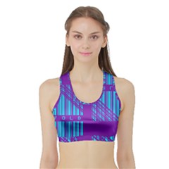 Fold At Home Folding Sports Bra With Border by WetdryvacsLair