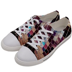 Funky Disco Ball Women s Low Top Canvas Sneakers by essentialimage365