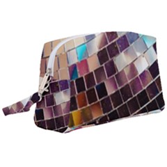 Funky Disco Ball Wristlet Pouch Bag (large) by essentialimage365