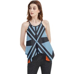 Abstract Geometric Design    Flowy Camisole Tank Top by Eskimos