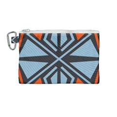 Abstract Geometric Design    Canvas Cosmetic Bag (medium) by Eskimos