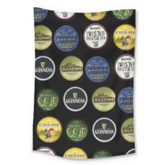 Beer Brands Logo Pattern Large Tapestry by dflcprintsclothing