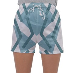 Abstract Pattern Geometric Backgrounds Sleepwear Shorts by Eskimos