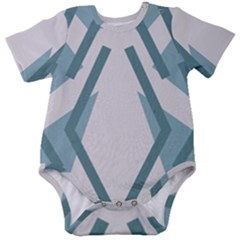 Abstract Pattern Geometric Backgrounds Baby Short Sleeve Onesie Bodysuit by Eskimos