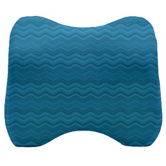 Sea Waves Velour Head Support Cushion by Sparkle