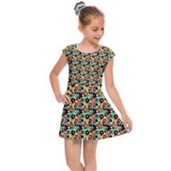 Color Spots Kids  Cap Sleeve Dress by Sparkle