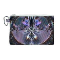 The High Priestess Card Canvas Cosmetic Bag (large) by MRNStudios