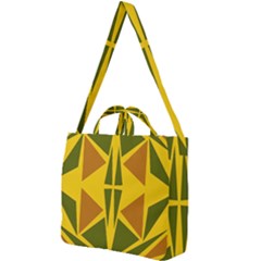  Abstract Geometric Design   Geometric Fantasy  Terrazzo  Square Shoulder Tote Bag by Eskimos