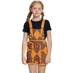 Abstract Pattern Geometric Backgrounds  Kids  Short Overalls by Eskimos