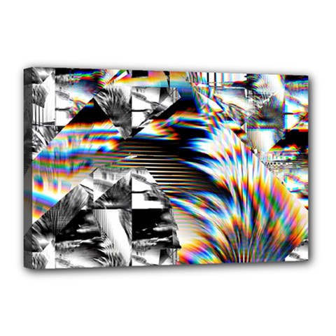 Rainbow Assault Canvas 18  X 12  (stretched) by MRNStudios