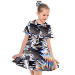 Rainbow Assault Kids  Short Sleeve Shirt Dress by MRNStudios