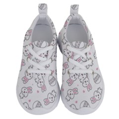 Cute Pattern With Easter Bunny Egg Running Shoes by Jancukart