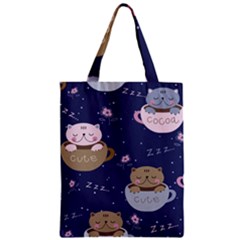 Cute Kittens Sleep Sweetly Mugs Zipper Classic Tote Bag by Jancukart