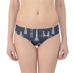 Nyc Pattern Hipster Bikini Bottoms by Jancukart