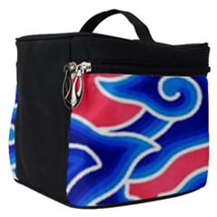 Batik Megamendung Make Up Travel Bag (small) by artworkshop