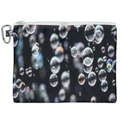 Bubble Canvas Cosmetic Bag (xxl) by artworkshop