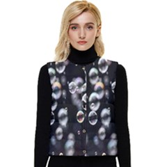 Bubble Women s Short Button Up Puffer Vest by artworkshop