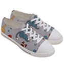 Cats Pattern Women s Low Top Canvas Sneakers View3