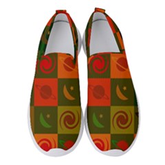 Space Pattern Multicolour Women s Slip On Sneakers by Jancukart