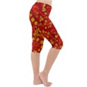 Seamless-pattern-slavic-folk-style Lightweight Velour Cropped Yoga Leggings View3