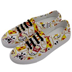 Vector-seamless-pattern-nice-animals-cartoon Men s Classic Low Top Sneakers by Jancukart