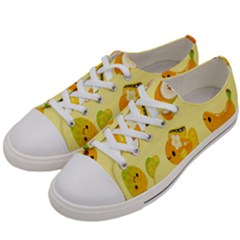 Banana Cichlid Women s Low Top Canvas Sneakers by artworkshop