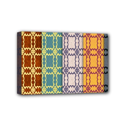 Grungy Vintage Patterns Mini Canvas 6  X 4  (stretched) by artworkshop