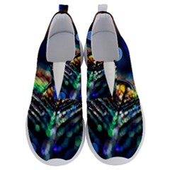 Peacock Feather Drop No Lace Lightweight Shoes by artworkshop