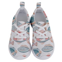 Hand-drawn-seamless-pattern-with-cute-fishes-doodle-style-pink-blue-colors Running Shoes by Jancukart