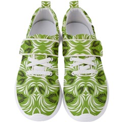 Folk Flowers Print Floral Pattern Ethnic Art Men s Velcro Strap Shoes by Eskimos