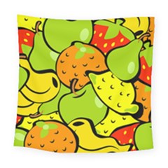 Fruit Food Wallpaper Square Tapestry (large)