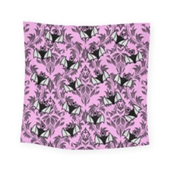 Pink Bats Square Tapestry (small) by InPlainSightStyle