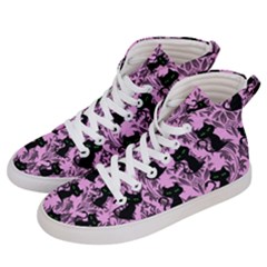 Pink Cats Men s Hi-top Skate Sneakers by InPlainSightStyle