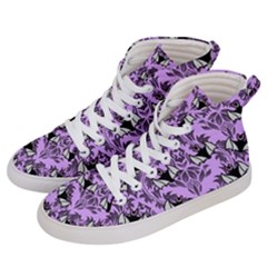 Purple Bats Men s Hi-top Skate Sneakers by InPlainSightStyle