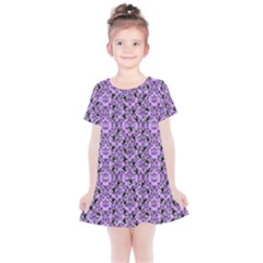 Purple Bats Kids  Simple Cotton Dress by InPlainSightStyle