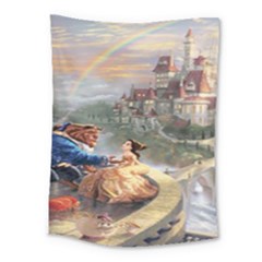 Beauty And The Beast Castle Medium Tapestry by artworkshop