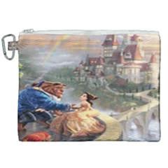 Beauty And The Beast Castle Canvas Cosmetic Bag (xxl) by artworkshop