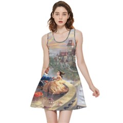 Beauty And The Beast Castle Inside Out Reversible Sleeveless Dress by artworkshop