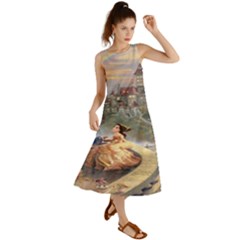 Beauty And The Beast Castle Summer Maxi Dress by artworkshop