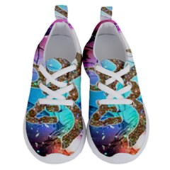 Browning Deer Glitter Galaxy Running Shoes by artworkshop