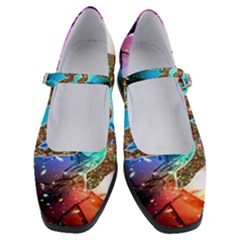 Browning Deer Glitter Galaxy Women s Mary Jane Shoes by artworkshop