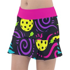 It s Swell - Black - Pickleball Classic Skort By Dizzy Pickle Classic Tennis Skirt by DZYP
