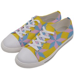 Geometry Men s Low Top Canvas Sneakers by Sparkle